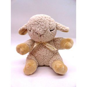 Cloud B Hugginz Lamb Sheep Plush Musical Crib 10" Stuffed Animal Toy -